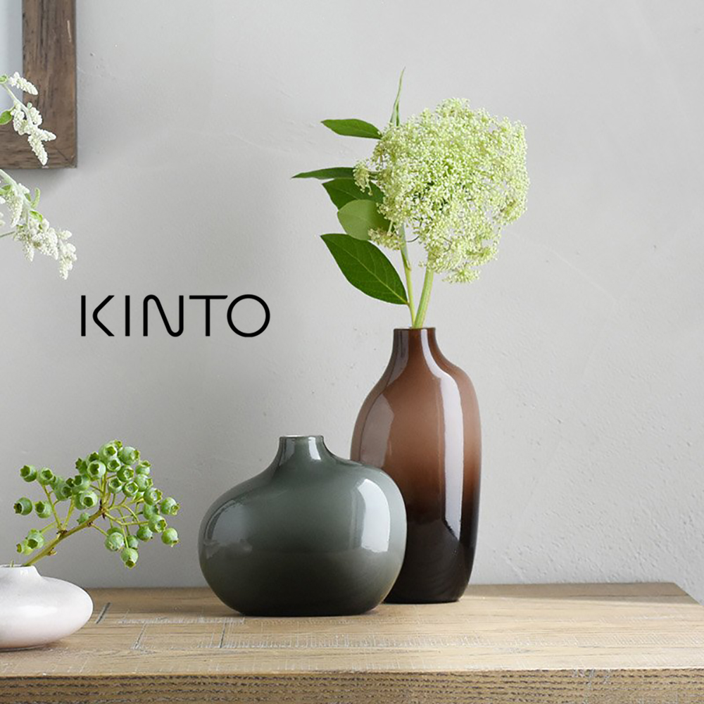 包邮日本KINTO大肚水培植物玻璃花瓶花器简约居家装饰摆件小清新