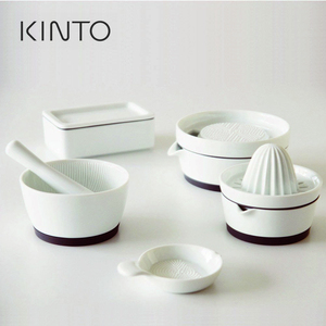 日本KINTO 研磨器婴儿食物研磨器手动果泥料理工具榨汁器陶瓷无毒