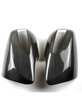 适用于08-16劳恩斯酷派Genesis Rohens 改装碳纤维后 视镜罩壳贴