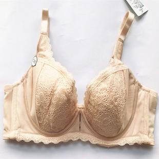 蕾丝薄杯舒适透气软钢圈文胸罩聚拢调整型收副乳上托女士内衣8320