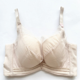 品牌蕾丝薄杯舒适软钢圈文胸罩聚拢调整型收副乳上托女士内衣1025
