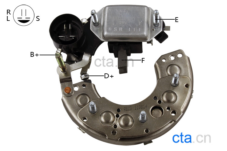 CTA汽车电压调节器适用于五十铃/申湖(70/90A)发电机/2513B2
