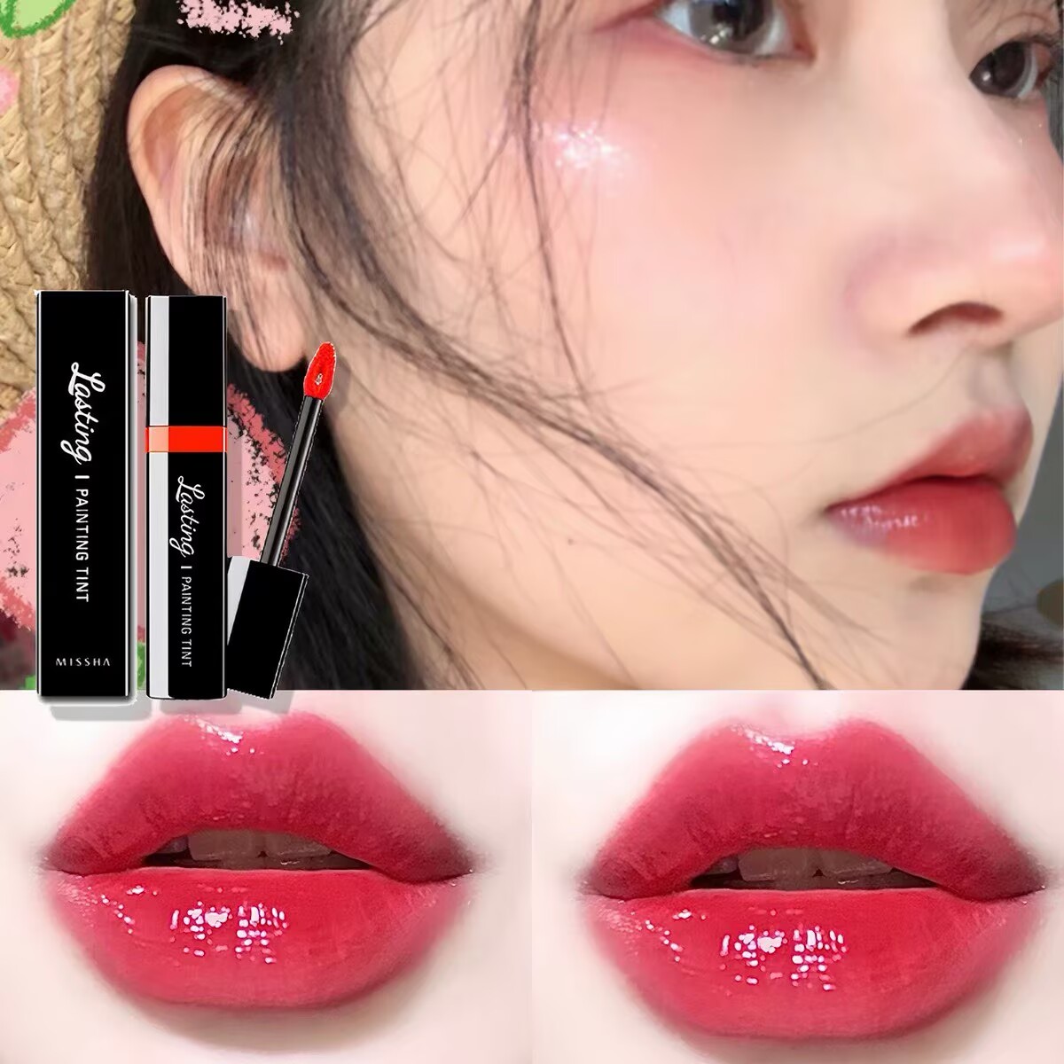 MISSHA谜尚恒彩染唇蜜4.7g有色唇部精华口红唇釉春夏护唇裸色唇