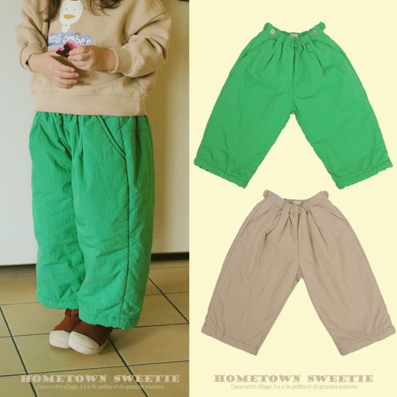 哦哦乐韩国童装棉裤现货！韩国童装Amber正品男童女童休闲裤子夹