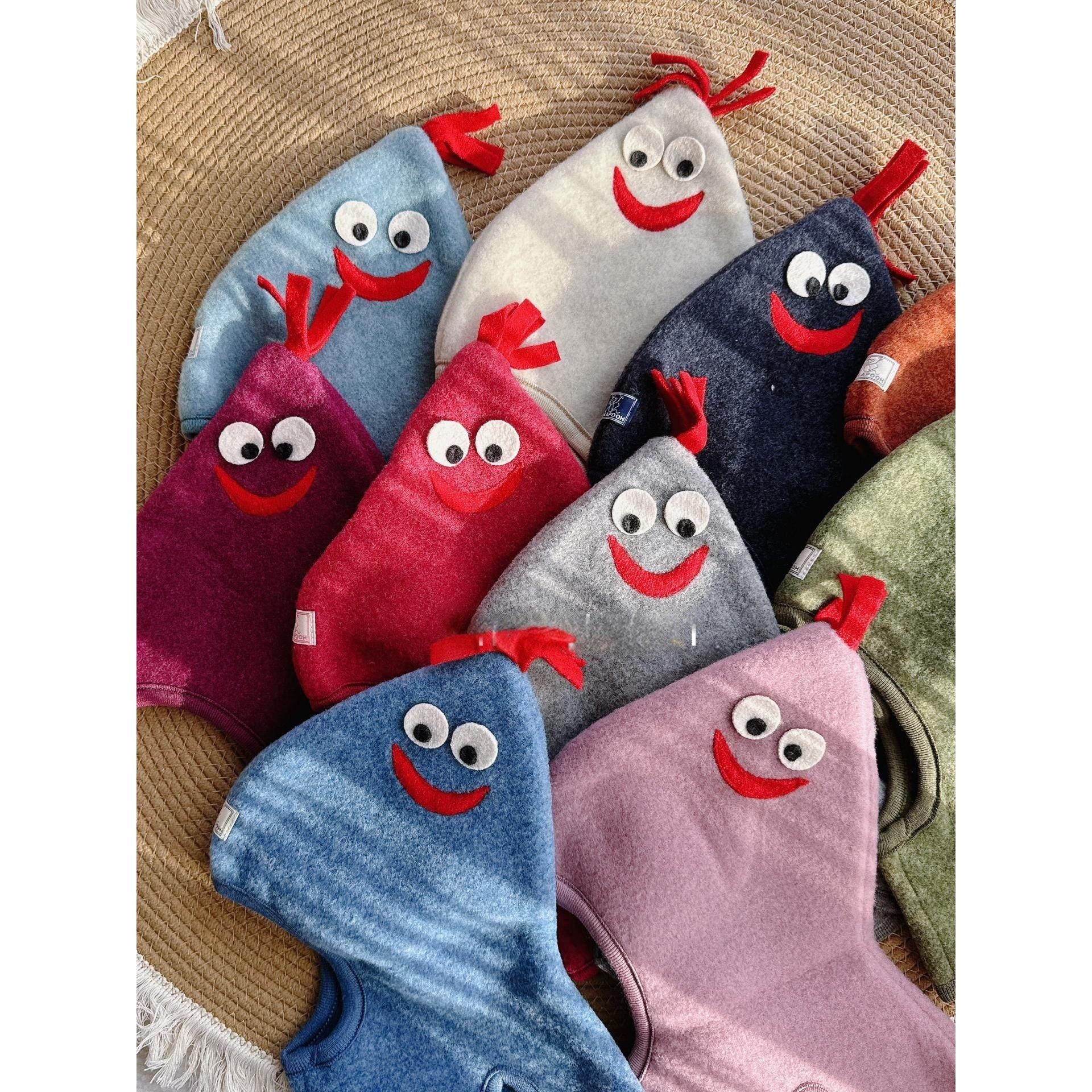 德国 Pickapooh AW25儿童羊毛公鸡帽 保暖防风抓绒图片