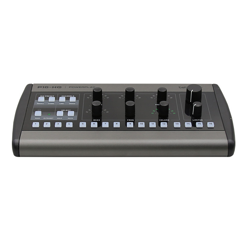 百灵达（Behringer）P16HQ乐队舞台录音棚耳返控制器数字监听系统