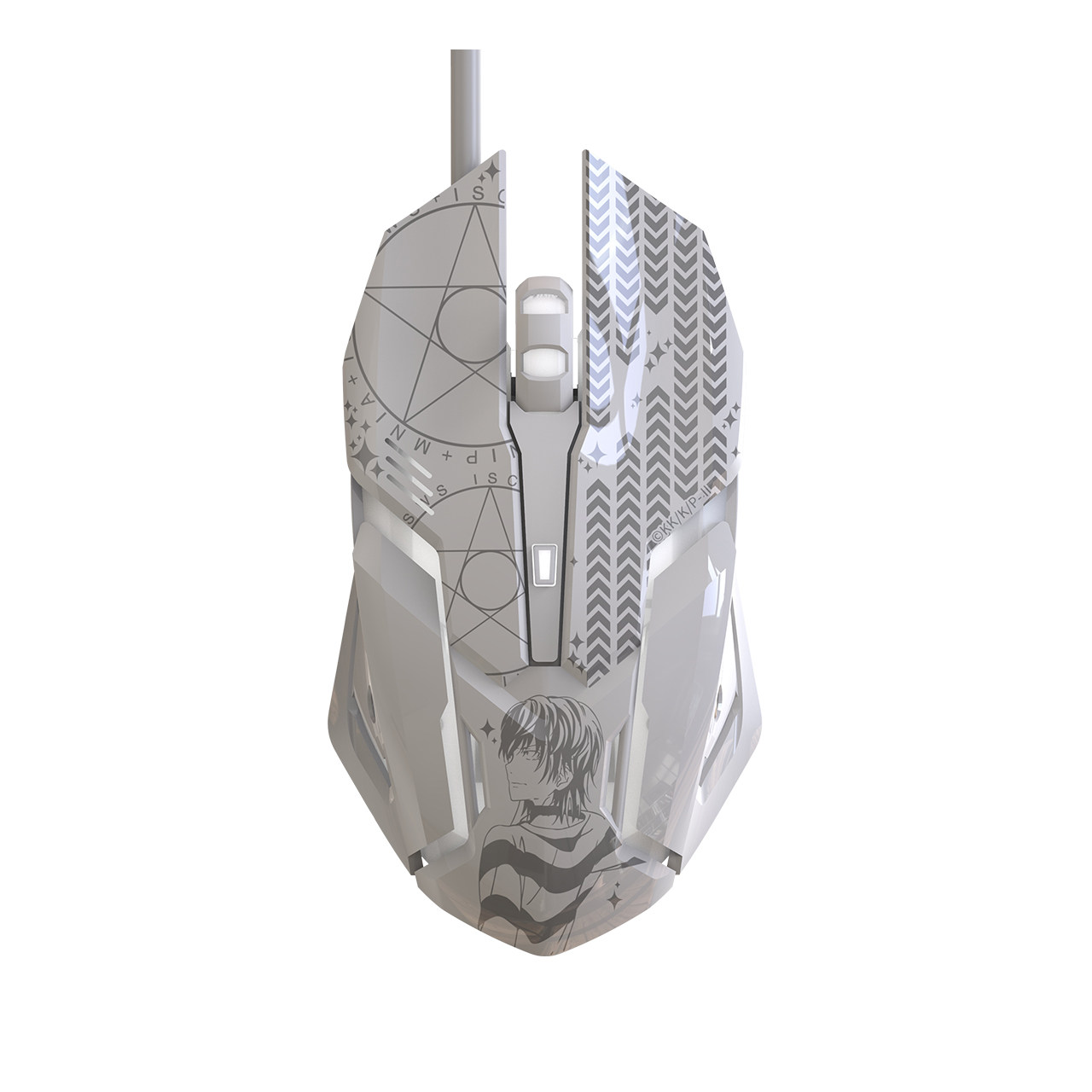 正版魔法禁书目录动漫周边静音有线游戏鼠标上条当麻一方通行