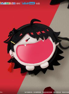 NIJISANJI EN官方正版Vox Akuma超开心痛包可爱多功能mini耳机包