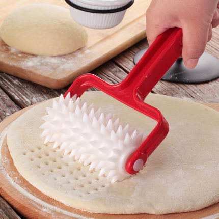 披萨滚针打孔器 制作比萨饼工具扎孔器DIY比萨饼扎眼器厨房披萨店