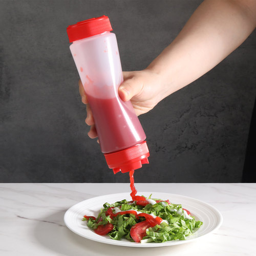 双头挤酱瓶沙拉番茄酱挤压瓶