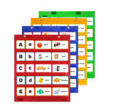26字母自然拼读挂袋卡片教具3