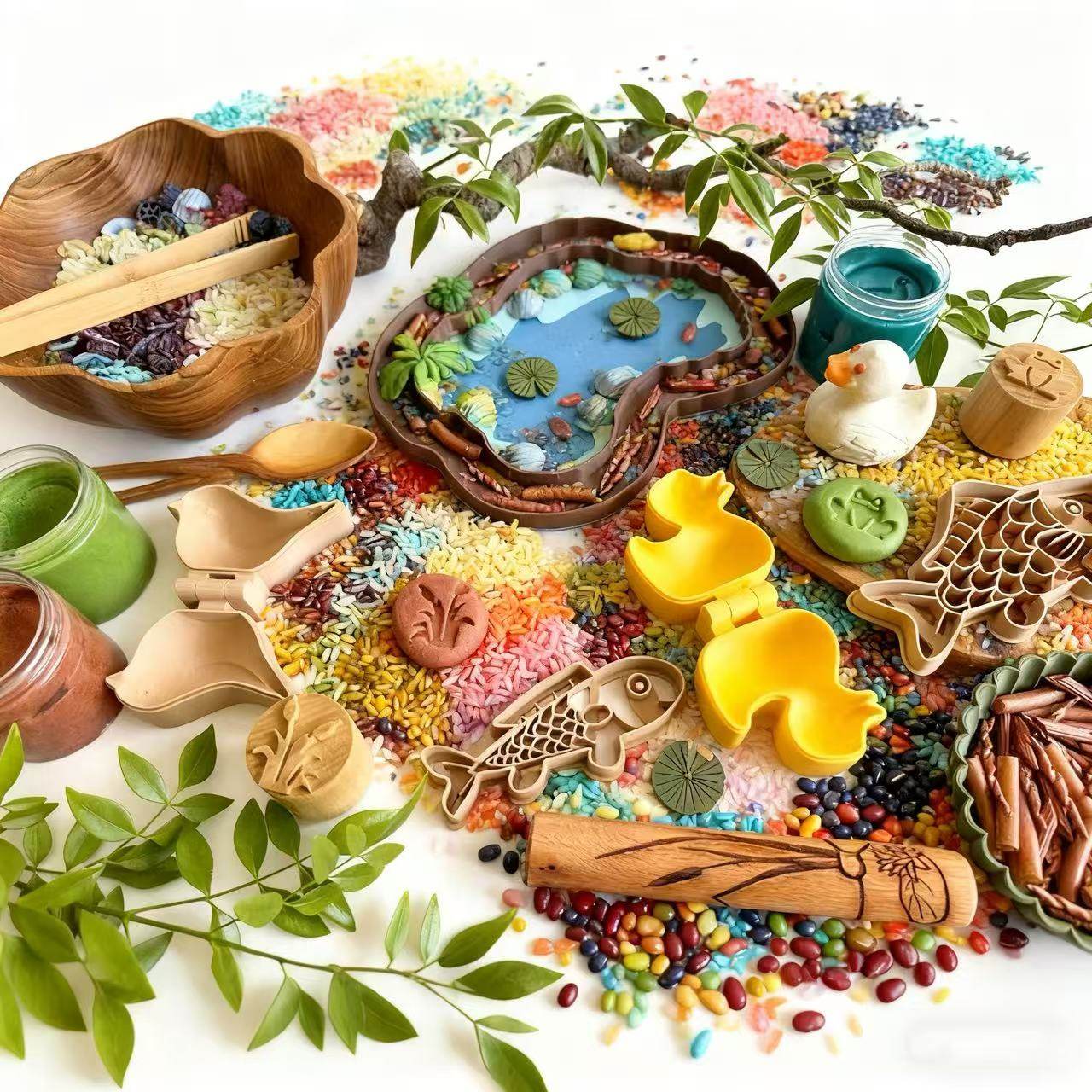 池塘青蛙周期主题模具彩泥粘土切模儿童开放性材料玩具幼儿园工具,玩具/童车/益智/积木/模型,其它早教玩具类,淘宝优惠券,粉丝福利购,淘宝优惠卷