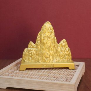 新中式招财进宝金山银山假山创意装饰品小摆件客厅办公室茶桌桌面