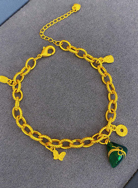 2025新款国风环环相扣粽子手链端午节日手串送礼纪念品百搭女首饰