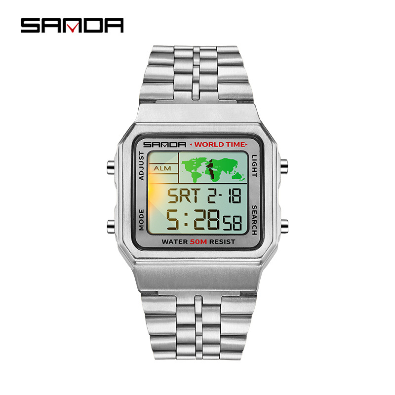 三达三达男士复古商务手国产腕表