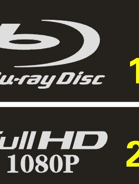 蓝光 Blu-ray Disc 金属贴FULL HD 电脑贴纸 手机贴纸33