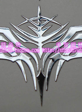 吉恩幻影乌鸦 独角兽连帮SEED 高达贴纸 LOGO 手机金属贴模型贴纸