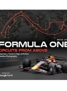 预售 英文原版 俯瞰一级方程式赛道：高清卫星摄影下的传奇赛道 Formula One Circuits From Above