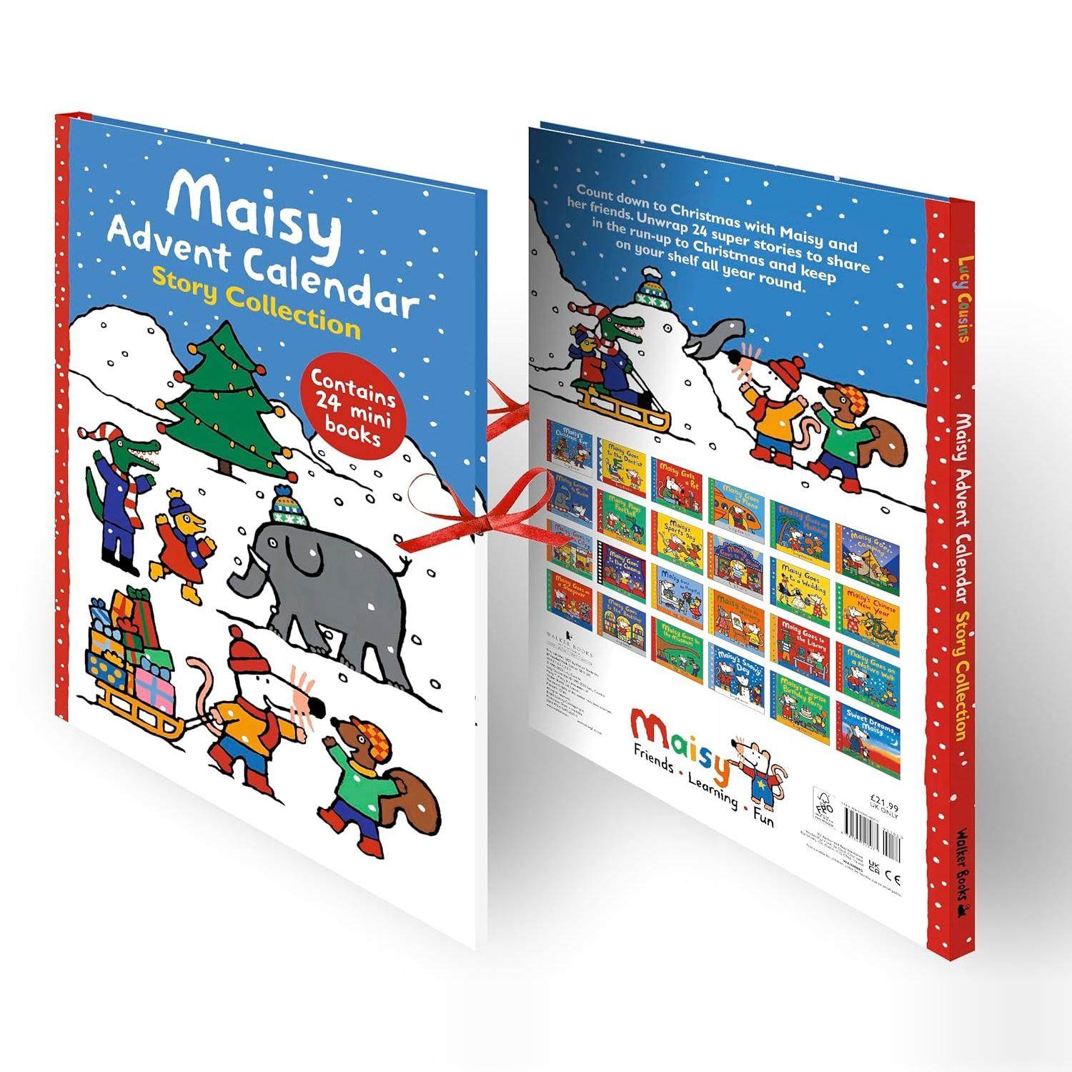 现货 英文原版 Maisy Advent Calendar Story Collection (Maisy First Experiences) 小鼠波波  （含24本袖珍小書）