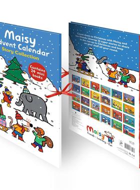 现货 英文原版 Maisy Advent Calendar Story Collection (Maisy First Experiences) 小鼠波波  （含24本袖珍小書）