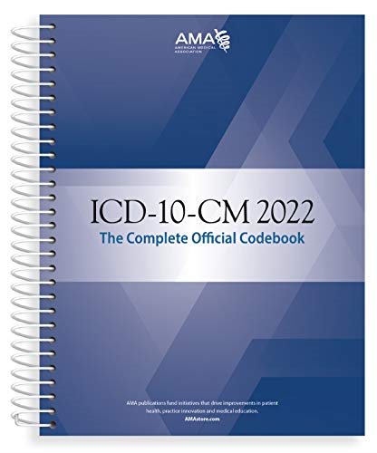 预售【外图英文原版】ICD-10-CM 2022 The Complete Official Codebook with guidelines 书籍/杂志/报纸 科普读物/自然科学/技术类原版书 原图主图