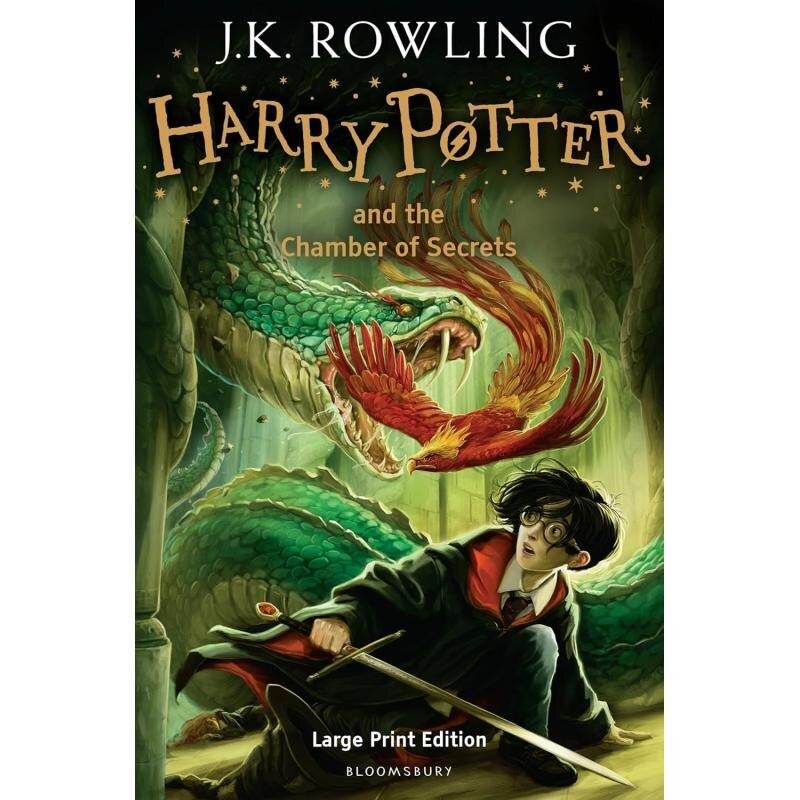 现货 英文原版 哈利波特与密室（哈利波特#2）大开版精装  Harry Potter and the Chamber of Secrets