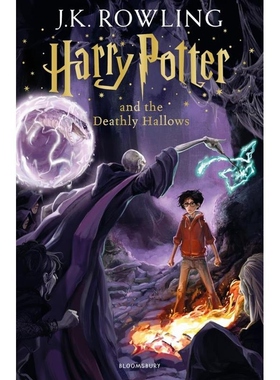 预售 英文原版 哈利波特与死亡圣器（哈利波特#7）儿童版封面精装 Harry Potter and the Deathly Hallows