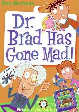 英文原版读物 My Weird School Daze #7: Dr. Brad Has Gone Mad!疯狂学校系列7：布拉德博士疯了！【外图英文进口】