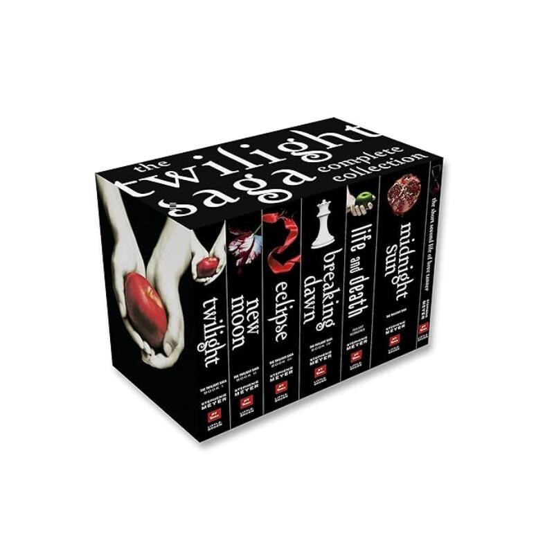 预售 英文原版 The Twilight Saga Complete Collection 暮光之城黑色收藏套装7册全集 Stephe 浪漫爱情魔幻小说