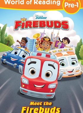 现货 英文原版 World of Reading: Firebuds: Meet the Firebuds 阅读的世界：萤火虫：遇见萤火虫