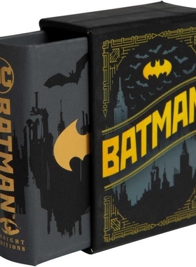 现货 英文原版 DC 蝙蝠侠 迷你书ting book 精装盒装 漫画周边节日礼物COMICS: BATMAN: QUOTES FROM GOTHAM CITY