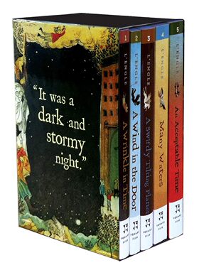 预售 英文原版 The Wrinkle in Time Quintet Boxed Set 时间的皱纹5本套装 纽伯瑞获奖文学 儿童文学故事小说 英文原版 7-12岁