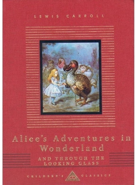 预售 英文原版 Everymans Library文学经典系列 爱丽丝梦游仙境和爱丽丝镜中奇遇记 收藏版插图版 Ali