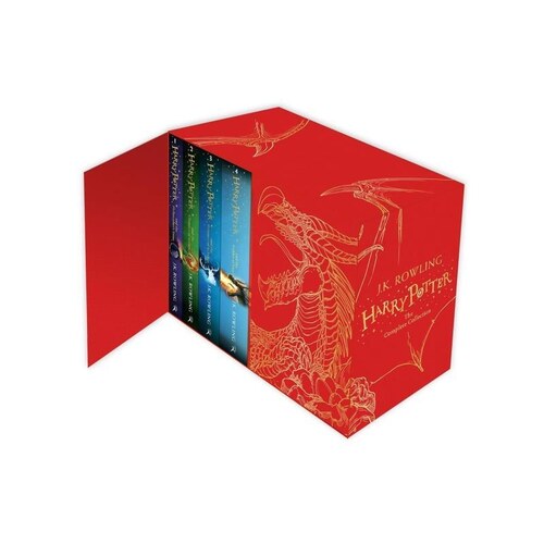 现货 英文原版 哈利波特儿童版封面#1-#7盒装（精装） Harry Potter Box Set: The Complete Collection (Children’s)