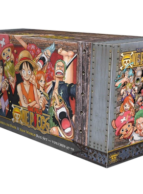 现货 英文原版 One Piece Box Set 3: Thriller Bark to New World : Volumes 47-70 with Premium Volume 3 海贼王盒装套装3：从