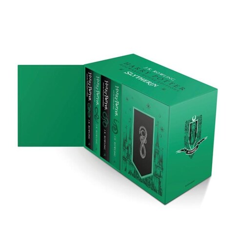 现货 英文原版 哈利波特学院版精装套装-斯莱特林 Harry Potter Slytherin House Editions Hardback Box Set
