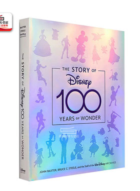预售 迪士尼100周年纪念画册 The Story of Disney: 100 Years of Wonder 进口艺术 迪士尼的故事 百年奇迹 品牌故事发展史