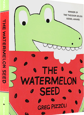 预售 英文原版 西瓜籽 The Watermelon Seed 纸板书 苏斯博士奖 儿童英文启蒙幽默绘本故事图画书