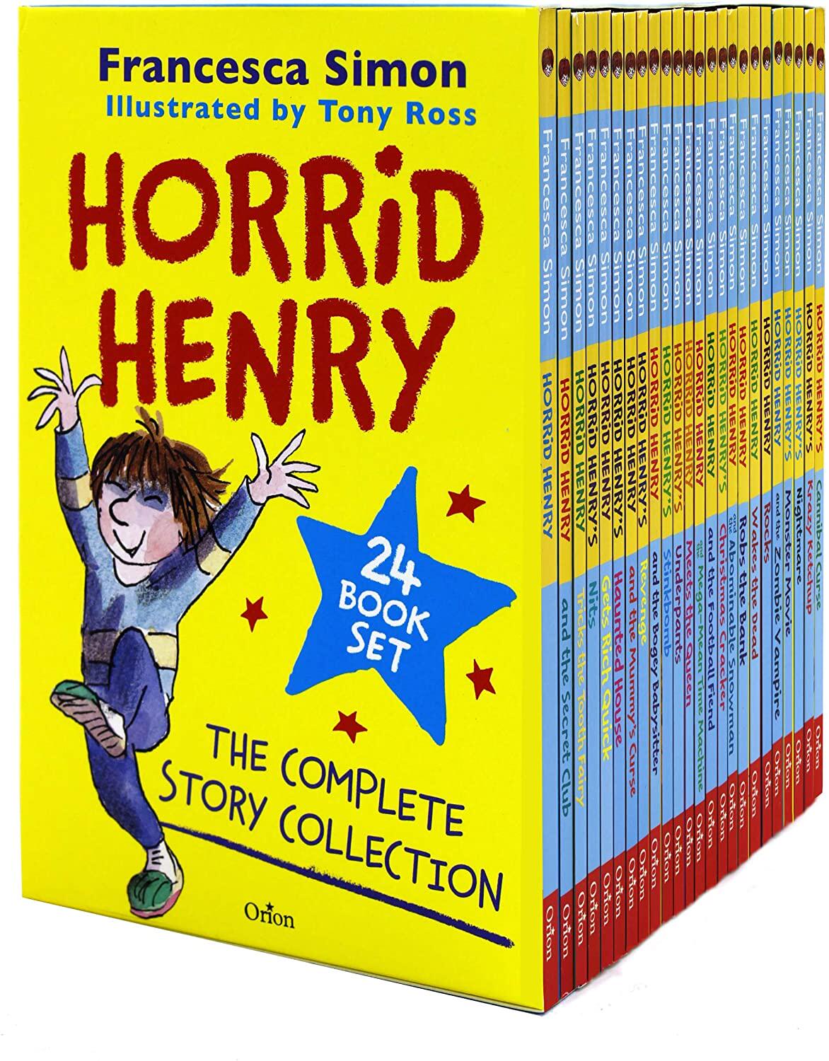 horrid henry 24books set 淘气包亨利 24册盒装 儿童课外兴趣阅读