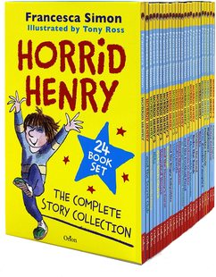 Henry 24Books 儿童课外兴趣阅读 英文原版 初级章节桥梁小说 24册盒装 Horrid 淘气包亨利 现货 Set