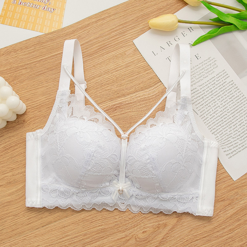 都市丽人性感中厚款收副乳美胸带文胸