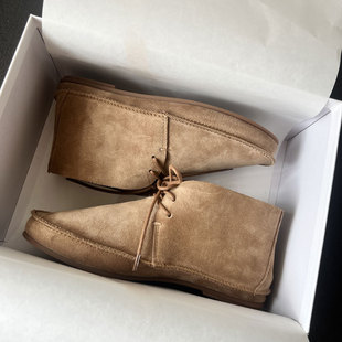 外贸原单row代工内增高加绒平底短靴女保暖毛毛雪地靴流苏马丁靴