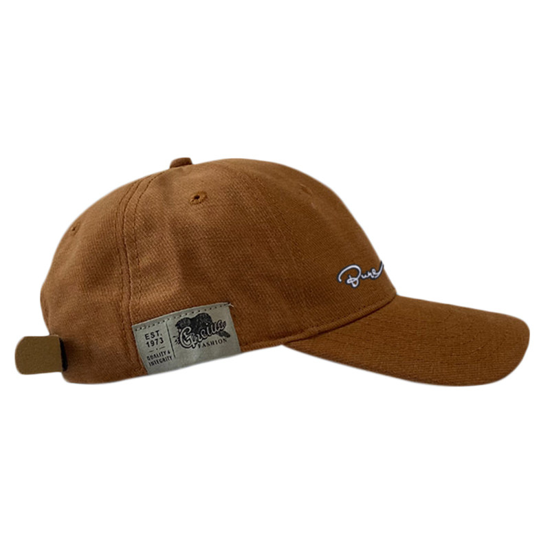 BURE AVENUE VERSATILE PATCH SOFT TOP BASEBALL CAP FOR MEN AND WOMEN SUMMER CASUAL VINTAGE LEATHER TAIL STRAP CAP