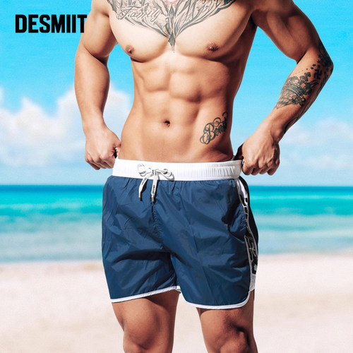desmiit男士可下水沙滩休闲短裤