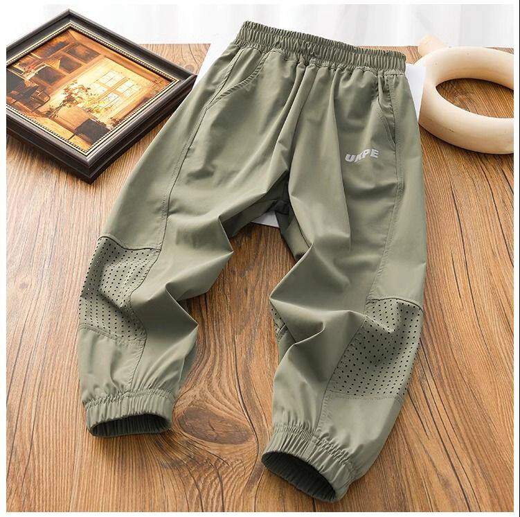 男童夏季薄款裤子2026新款潮儿童夏款休闲防蚊裤中小童洋气速干裤