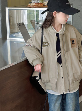 女童冬季加厚夹克棒球服