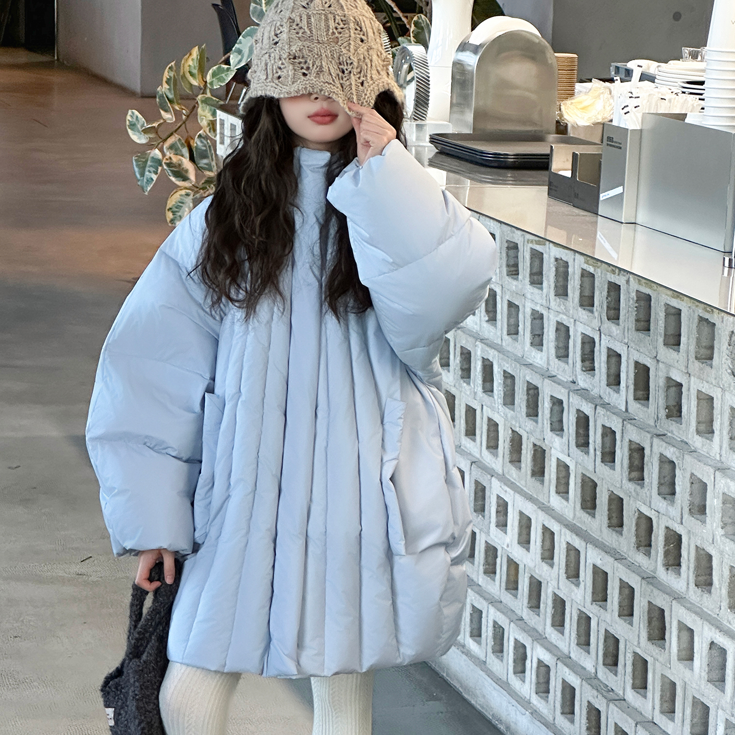 女童冬装加厚羽绒服外套