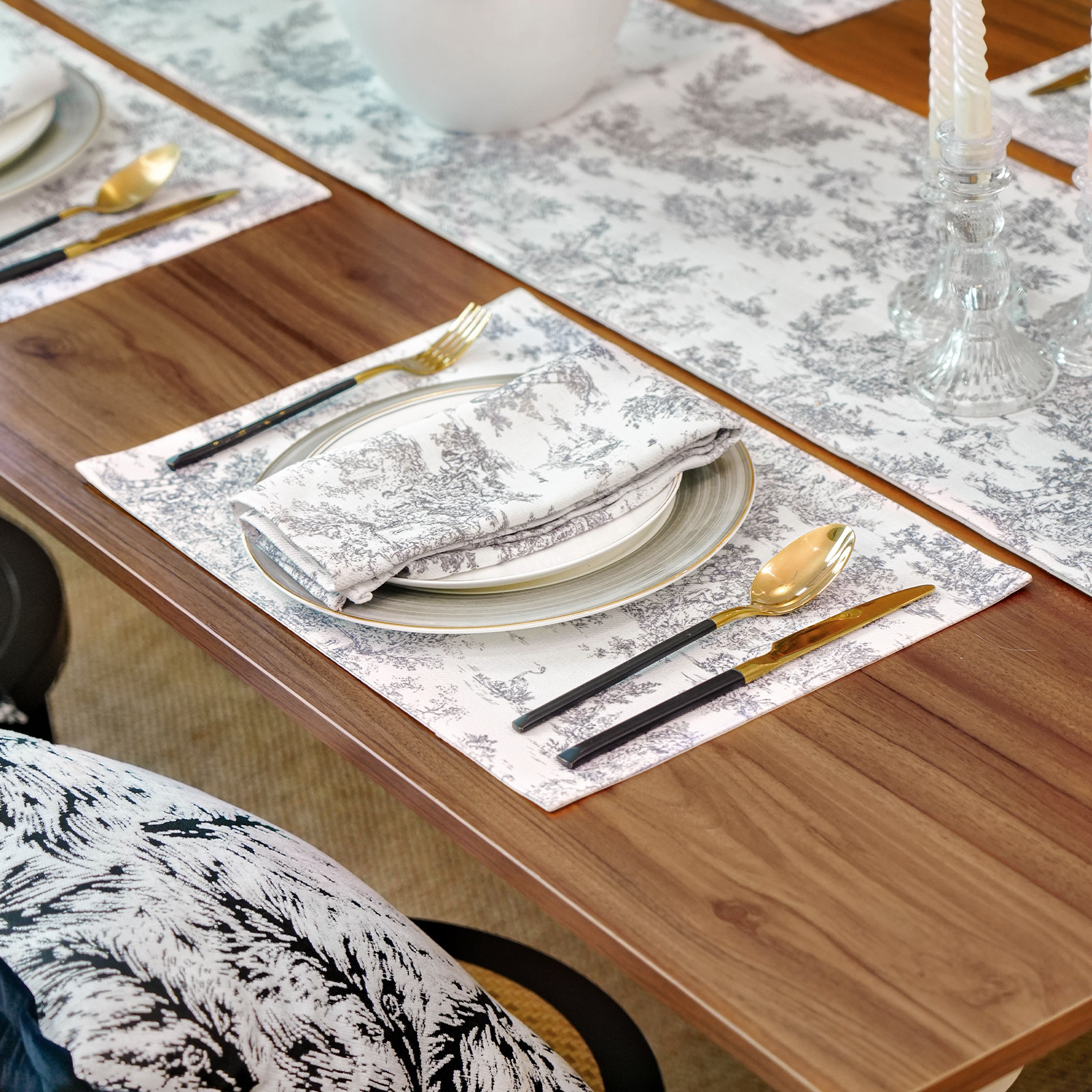 法式餐垫高级感布艺防水餐复古桌氛围感碗盘垫布隔热定制,居家布艺,餐垫,淘宝优惠券,粉丝福利购,淘宝优惠卷