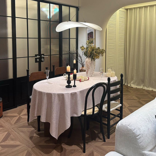 【古尔尼亚】桌布法式氛围感防油防水高级感皮革茶几台布盖布定制