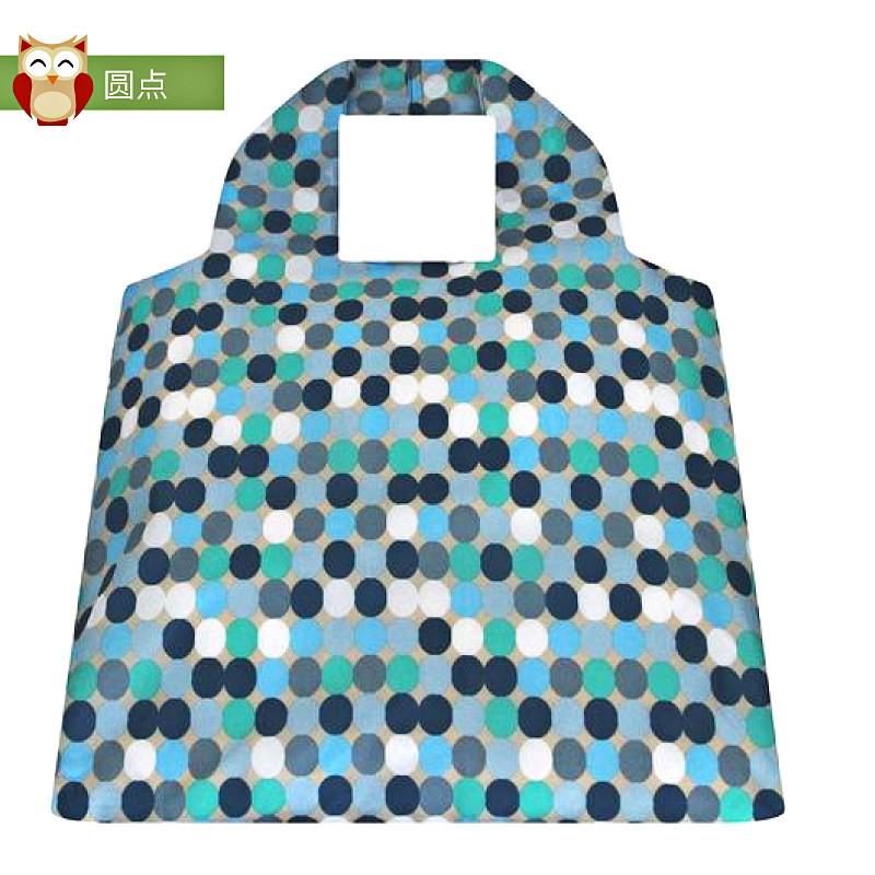 大容量防水购物袋折叠环保袋春卷包单肩手提收纳袋便携简约旅行袋